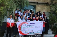 بازدید دانش آموزان کانون های برتر دانش آموزی استان تهران ( مدرسه راضیه شکرایی شهر ری)
