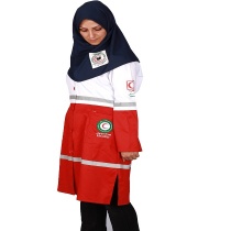 مانتو دو رنگ ستادی